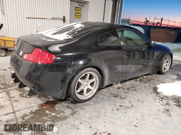 2004 Infiniti G35 Coupe w/Leather with VIN JNKCV54E94M811486, listed as a Copart auction lot 45891785 with 165,607 mi miles and Clean Title. Bid and sale history available at carsss.com. Image 3.