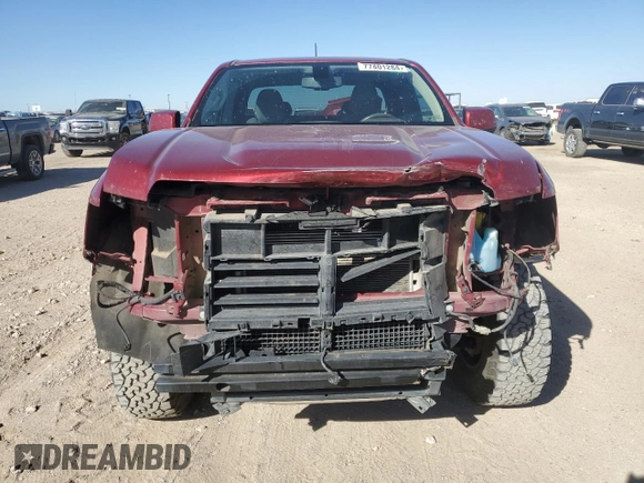 2018 GMC Canyon 2WD Elevation with VIN 1GTH5CEN9J1107893, listed as a Copart auction lot 77401284 with 89,104 mi miles and Salvage Title. Bid and sale history available at carsss.com. Image 5.