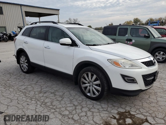 2010 Mazda CX-9 Grand Touring with VIN JM3TB3MA0A0218492, listed as a Copart auction lot 77570724 with 155,455 mi miles and Salvage Title. Bid and sale history available at DreamBid. Image 4.