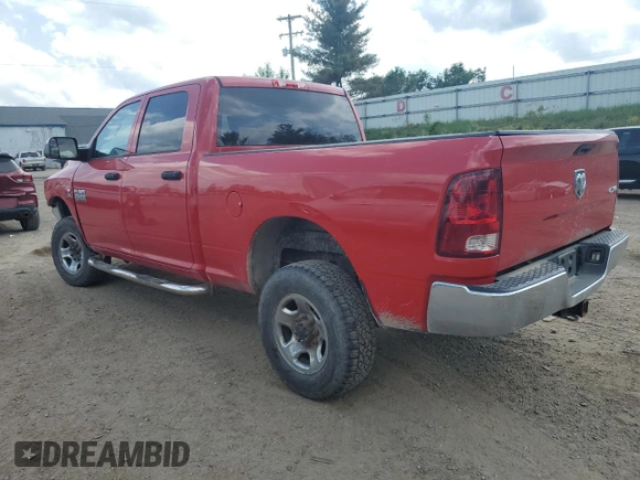 2013 Ram 2500 Tradesman z VIN 3C6UR5CLXDG558960, wystawiony jako Copart lot #57046995 z przebiegiem 75 628 mil mil oraz Czysty tytuł • Clean title. Historia ofert i sprzedaży dostępna na DreamBid. Obrazek 2.