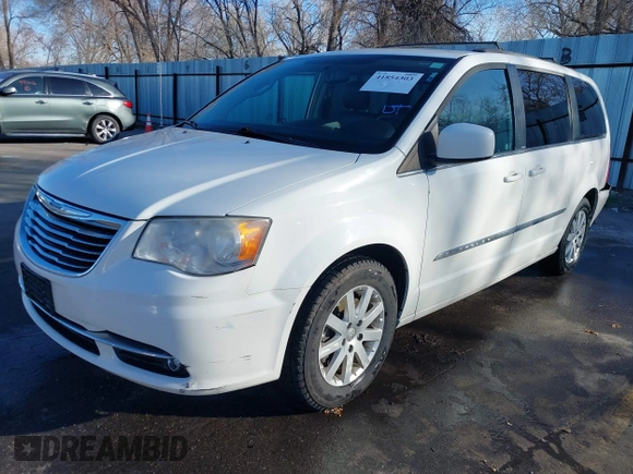 2013 Chrysler Town & Country Touring with VIN 2C4RC1BG7DR674253, listed as a IAAI auction lot 41854303 with 171,502 mi miles. Bid and sale history available at carsss.com. Image 19.