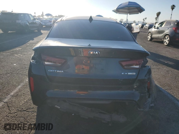2020 Kia Optima Hybrid EX with VIN KNAGU4LE2L5041025, listed as a Copart auction lot 46297275 with 116,508 mi miles and Salvage Title. Bid and sale history available at carsss.com. Image 6.