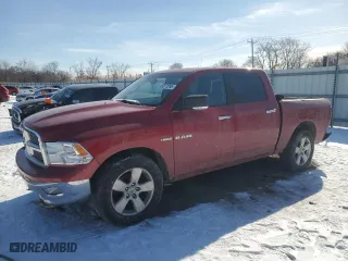 2010 Dodge Ram 1500 SLT with VIN 1D7RV1CTXAS128634, listed as a Copart auction lot 45377295 with 126,530 mi miles and Salvage Title. Bid and sale history available at carsss.com. Image 1.