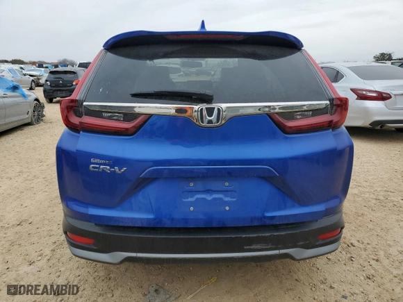 2021 Honda CR-V EX-L with VIN 7FARW1H87ME007934, listed as a Copart auction lot 46038745 with 42,065 mi miles and Salvage Title. Bid and sale history available at carsss.com. Image 6.