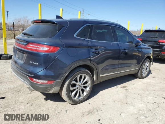 2017 Lincoln MKC Select with VIN 5LMCJ2D99HUL00633, listed as a Copart auction lot 48498295 with 122,621 mi miles and Non repairable. Bid and sale history available at DreamBid. Image 3.