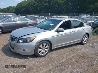 2009 Honda Accord EX-L with VIN 1HGCP36839A027421, listed as a IAAI auction lot 40128806 with 198,610 mi miles and . Bid and sale history available at DreamBid. Image 2.