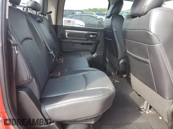 2018 Ram 1500 Night with VIN 1C6RR7MT7JS203829, listed as a Copart auction lot 53654095 with 0 mi miles and Salvage Title. Bid and sale history available at carsss.com. Image 10.