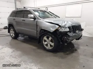2012 Jeep Grand Cherokee Overland with VIN 1C4RJFCT6CC184313, listed as a IAAI auction lot 41380078 with 108,923 mi miles. Bid and sale history available at carsss.com. Image 1.