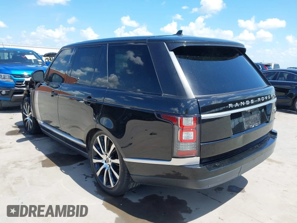 2016 Land Rover Range Rover with VIN SALGR2KF0GA297480, listed as a IAAI auction lot 42084758 with Not Provided miles and . Bid and sale history available at DreamBid. Image 3.