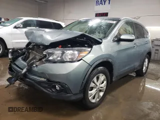 2012 Honda CR-V EX-L with VIN JHLRM4H74CC004210, listed as a Copart auction lot 48322215 with 161,931 mi miles and Salvage Title. Bid and sale history available at carsss.com. Image 1.