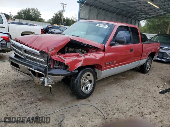 1999 Dodge 1500 with VIN 3B7HC12Y9XG132893, listed as a Copart auction lot 84658994 with Not Provided miles and Non Repairable. Bid and sale history available at DreamBid. Image 1.