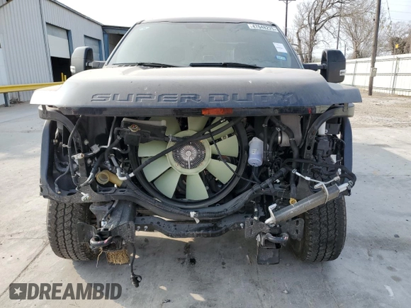 2024 Ford Super Duty F-250 SRW XL with VIN 1FT8W2BTXRED69906, listed as a Copart auction lot 47648225 with 7,381 mi miles and Salvage Title. Bid and sale history available at carsss.com. Image 5.