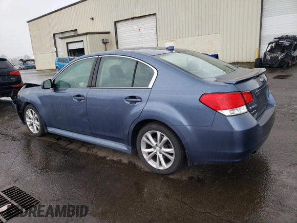 2013 Subaru Legacy Limited with VIN 4S3BMBK69D3012422, listed as a Copart auction lot 50127175 with 161,062 mi miles and Salvage Title. Bid and sale history available at DreamBid. Image 2.