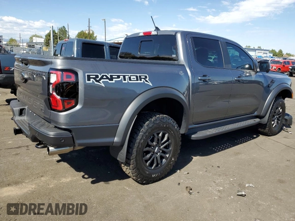 2024 Ford Ranger Raptor with VIN 1FTER4LR3RLE22871, listed as a Copart auction lot 73318024 with 2,752 mi miles and Salvage Title. Bid and sale history available at carsss.com. Image 3.