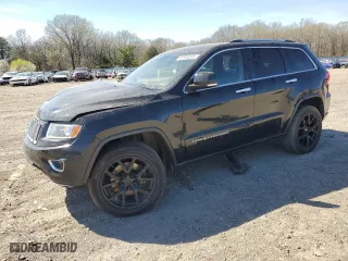 2014 Jeep Grand Cherokee Limited with VIN 1C4RJFBM5EC497351, listed as a Copart auction lot 48936095 with 0 mi miles and Salvage Title. Bid and sale history available at carsss.com. Image 1.