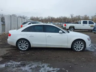 2013 Audi A4 Premium Plus with VIN WAUFFAFLXDN046666, listed as a IAAI auction lot 41074023 with 92,092 mi miles and . Bid and sale history available at DreamBid. Image 13.