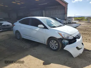 2017 Hyundai Accent SE with VIN KMHCT4AEXHU194381, listed as a Copart auction lot 48722175 with 143,988 mi miles and Salvage Title. Bid and sale history available at carsss.com. Image 4.