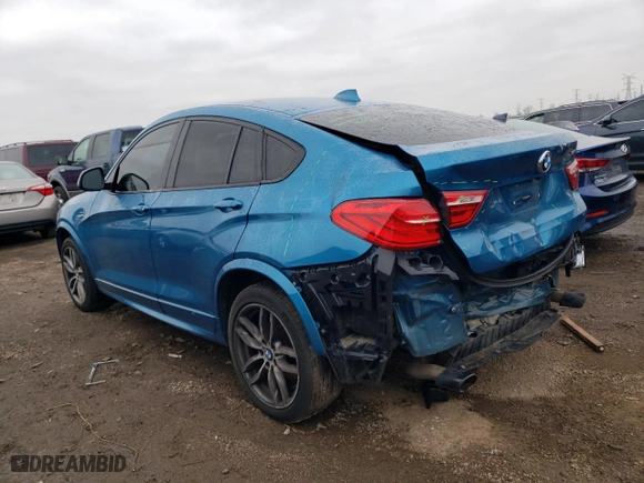 2018 BMW X4 M40i with VIN 5UXXW7C55J0W64937, listed as a Copart auction lot 81750203 with NaN miles and Salvage Title. Bid and sale history available at carsss.com. Image 2.