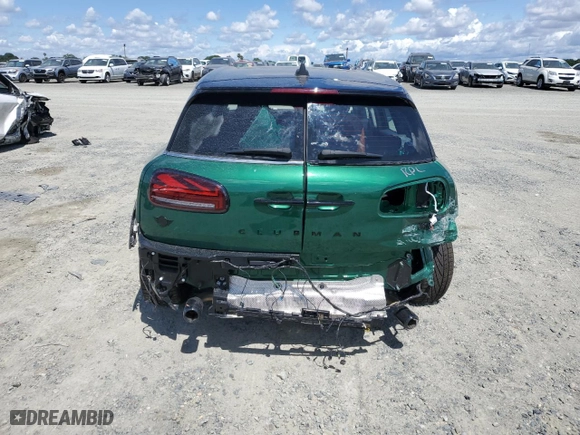 2023 MINI Clubman Cooper S with VIN WMWXJ1C09P2U08666, listed as a Copart auction lot 51829474 with 1,149 mi miles and Salvage Title. Bid and sale history available at carsss.com. Image 6.