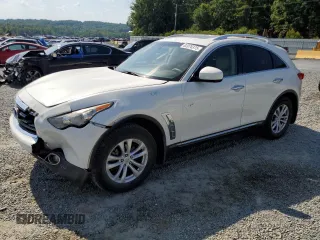 2012 Infiniti FX with VIN JN8AS1MW4CM151282, listed as a Copart auction lot 62076375 with 172,802 mi miles and Salvage title. Bid and sale history available at DreamBid. Image 1.