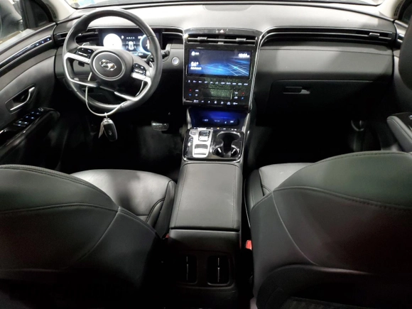 2022 Hyundai Tucson Limited with VIN 5NMJECAE1NH014076, listed as a Copart auction lot 50549165 with 25,652 mi miles and Salvage Title. Bid and sale history available at carsss.com. Image 8.