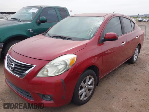 2012 Nissan Versa S with VIN 3N1CN7AP3CL926860, listed as a IAAI auction lot 42386910 with 162,401 mi miles and . Bid and sale history available at DreamBid. Image 2.