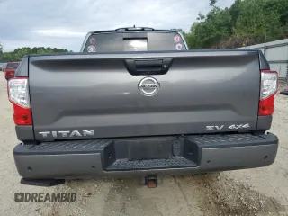 2022 Nissan Titan S with VIN 1N6AA1EC9NN106299, listed as a Copart auction lot 58061355 with 49,910 mi miles and Salvage title. Bid and sale history available at DreamBid. Image 6.