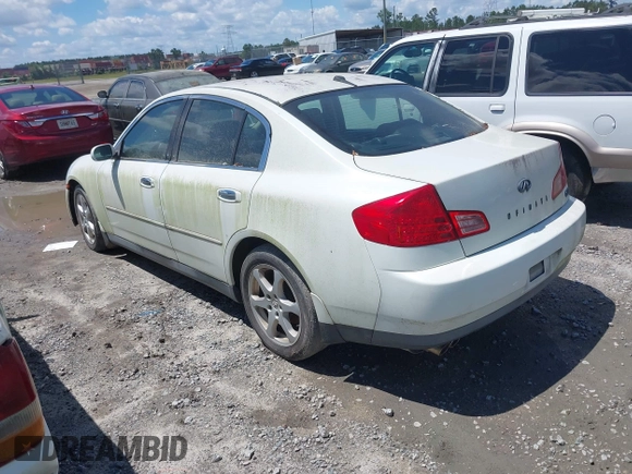 2004 Infiniti G35 w/Leather with VIN JNKCV51F44M717397, listed as a IAAI auction lot 42216675 with Not Provided miles and . Bid and sale history available at DreamBid. Image 3.