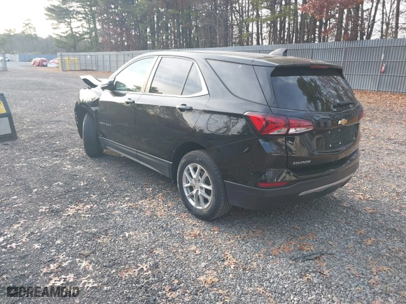 2023 Chevrolet Equinox LT with VIN 3GNAXUEG3PL241259, listed as a IAAI auction lot 40833921 with 34,057 mi miles. Bid and sale history available at carsss.com. Image 3.