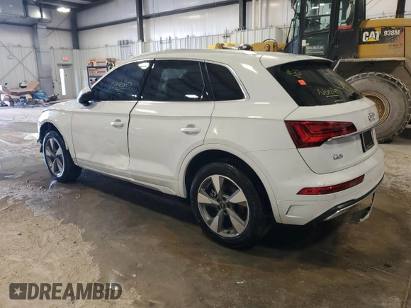 2024 Audi Q5 Premium Plus with VIN WA1BBAFY3R2040820, listed as a Copart auction lot 88948035 with 13,408 mi miles and Salvage title. Bid and sale history available at DreamBid. Image 2.