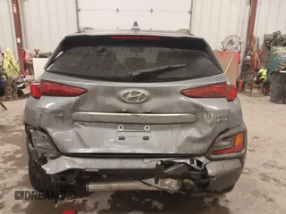 2021 Hyundai Kona Ultimate with VIN KM8K5CA55MU686696, listed as a IAAI auction lot 41347527 with 38,750 mi miles. Bid and sale history available at carsss.com. Image 16.