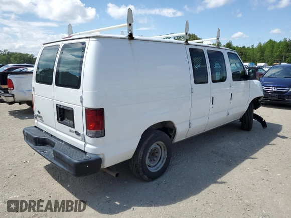 2012 Ford Econoline Cargo Commercial with VIN 1FTNE1EW6CDA06831, listed as a Copart auction lot 54218095 with 226,236 mi miles and Salvage title. Bid and sale history available at DreamBid. Image 3.