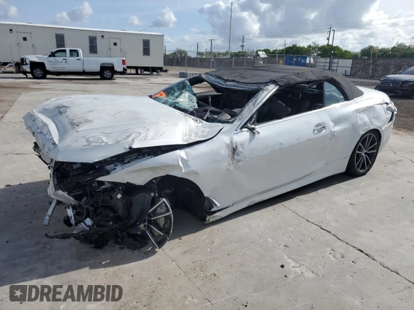 2025 BMW 4 Series 430i with VIN WBA33DB00SCS80445, listed as a Copart auction lot 58785615 with Not provided miles and Non repairable. Bid and sale history available at DreamBid. Image 1.