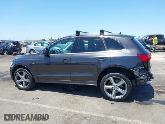 2014 Audi Q5 Premium Plus with VIN WA1DGAFP9EA017608, listed as a IAAI auction lot 42374142 with 98,795 mi miles and . Bid and sale history available at DreamBid. Image 15.