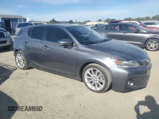 2013 Lexus CT 200h with VIN JTHKD5BH8D2167566, listed as a Copart auction lot 63440655 with 93,424 mi miles and Salvage title. Bid and sale history available at DreamBid. Image 4.