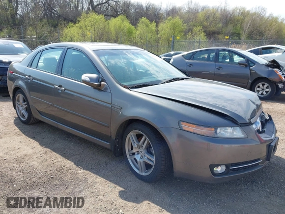 2008 Acura TL with VIN 19UUA66208A053704, listed as a IAAI auction lot 42133005 with 143,019 mi miles. Bid and sale history available at carsss.com. Image 1.