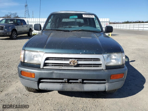 1997 Toyota 4Runner with VIN JT3GM84R5V0016071, listed as a Copart auction lot 47036675 with 206,397 mi miles and Clean Title. Bid and sale history available at carsss.com. Image 5.