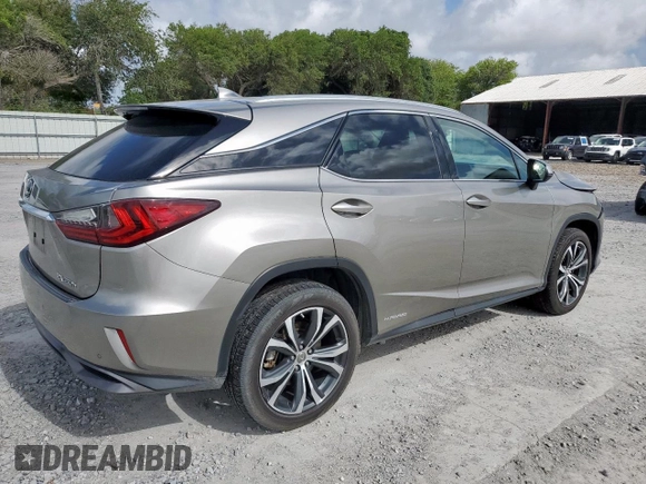 2017 Lexus RX 450h with VIN 2T2BGMCAXHC008829, listed as a Copart auction lot 61410365 with 70,463 mi miles and Salvage title. Bid and sale history available at DreamBid. Image 3.