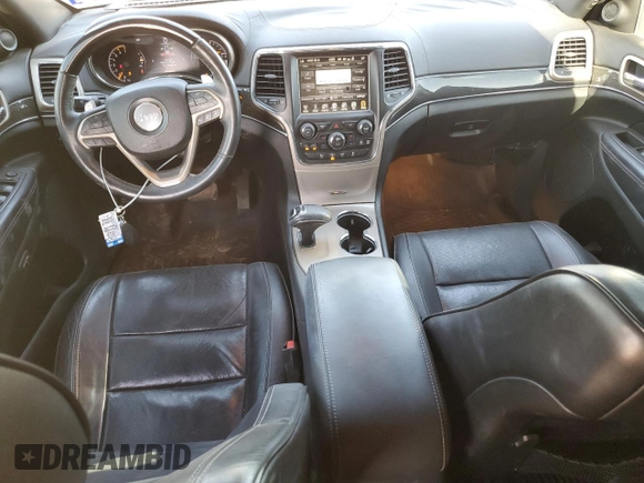 2015 Jeep Grand Cherokee Overland with VIN 1C4RJFCT2FC628727, listed as a Copart auction lot 48972095 with 155,435 mi miles and Salvage Title. Bid and sale history available at carsss.com. Image 8.