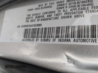 2004 Subaru Legacy Outback z VIN 4S3BH675447623382, wystawiony jako IAAI lot #42057971 z przebiegiem 188 556 mil mil oraz . Historia ofert i sprzedaży dostępna na DreamBid. Obrazek 9.