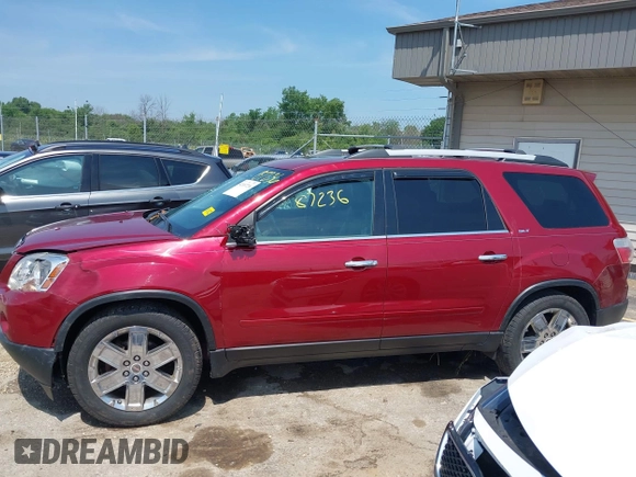 2010 GMC Acadia SLT2 with VIN 1GKLVNED7AJ205791, listed as a IAAI auction lot 42687236 with 184,836 mi miles and . Bid and sale history available at DreamBid. Image 14.