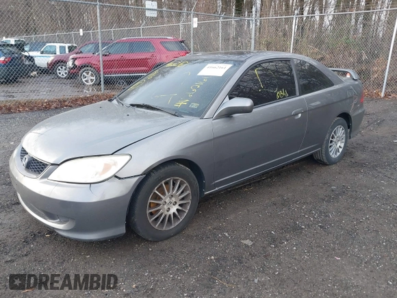 2005 Honda Civic EX with VIN 1HGEM21905L023773, listed as a IAAI auction lot 41662161 with 167,129 mi miles. Bid and sale history available at carsss.com. Image 17.