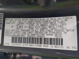 2010 Toyota Tacoma PreRunner with VIN 3TMJU4GN9AM097599, listed as a IAAI auction lot 42153344 with 213,063 mi miles and . Bid and sale history available at DreamBid. Image 9.