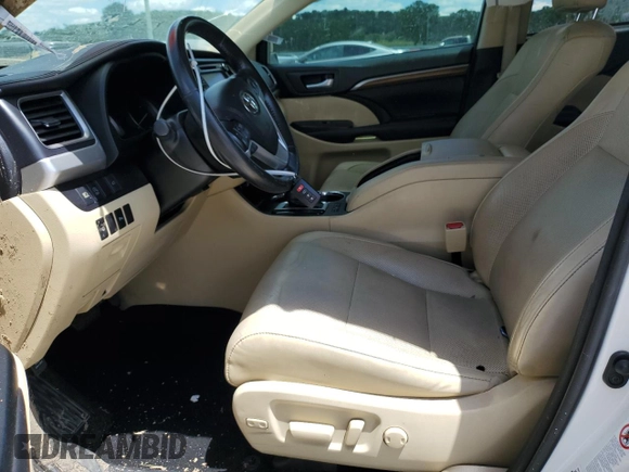 2017 Toyota Highlander Limited with VIN 5TDYZRFH5HS209110, listed as a Copart auction lot 57915415 with 129,555 mi miles and Salvage title. Bid and sale history available at DreamBid. Image 7.