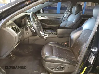 2018 Genesis G80 3.3T Sport with VIN KMHGN4JB3JU222254, listed as a Copart auction lot 79540124 with 108,418 mi miles and Salvage Title. Bid and sale history available at carsss.com. Image 7.