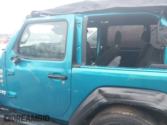 2020 Jeep Wrangler Sport S with VIN 1C4GJXAN4LW263737, listed as a IAAI auction lot 41983063 with 38,209 mi miles and . Bid and sale history available at DreamBid. Image 15.