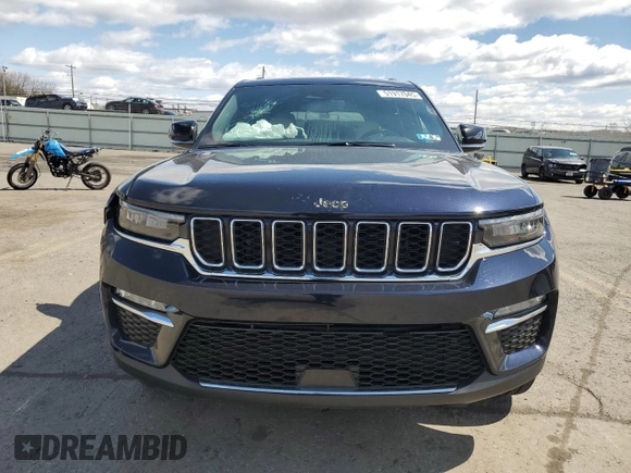 2023 Jeep Grand Cherokee 30th Anniversary with VIN 1C4RJYB68P8849275, listed as a Copart auction lot 51917045 with 29,314 mi miles and Salvage title. Bid and sale history available at DreamBid. Image 5.