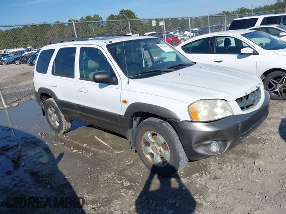 2004 Mazda Tribute ES with VIN 4F2CZ06164KM12579, listed as a IAAI auction lot 41654646 with 208,120 mi miles. Bid and sale history available at carsss.com. Image 1.