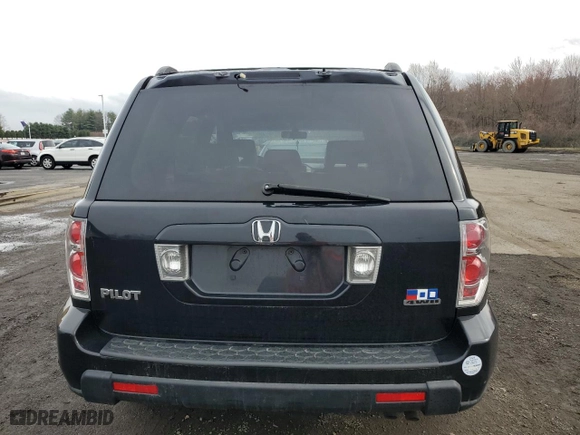 2006 Honda Pilot EX-L with VIN 2HKYF18526H549699, listed as a Copart auction lot 51979225 with 161,065 mi miles and Clean Title. Bid and sale history available at carsss.com. Image 6.
