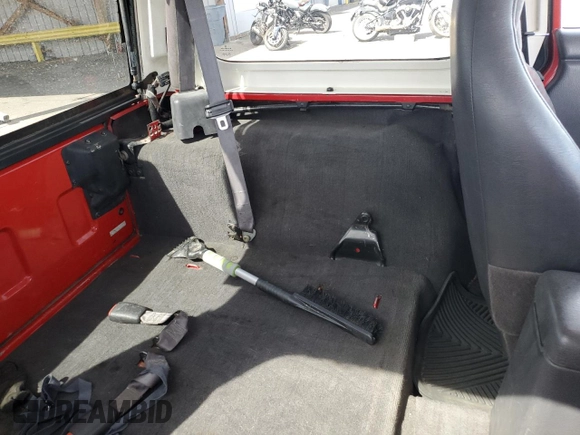 1999 Jeep Wrangler Sport z VIN 1J4FY19S4XP111512, wystawiony jako Copart lot #50330025 z przebiegiem 118 583 mil mil oraz Czysty tytuł • Clean title. Historia ofert i sprzedaży dostępna na DreamBid. Obrazek 10.